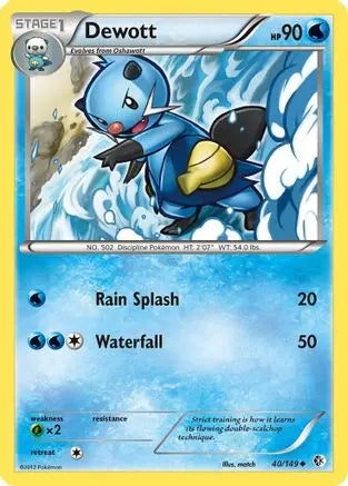 Dewott (40/149) [Black & White: Boundaries Crossed] Pokémon