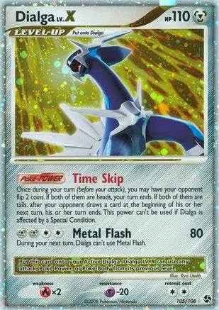 Dialga LV.X (105/106) [Diamond & Pearl: Great Encounters] Pokémon