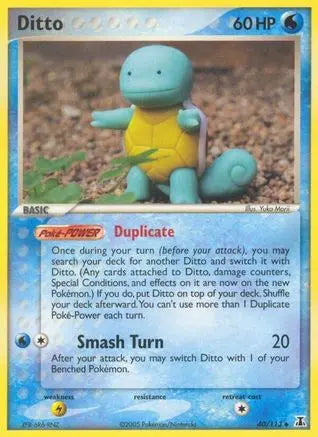 Ditto (40/113) (Stamped) [EX: Delta Species] Pokémon