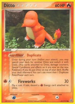 Ditto (61/113) (Stamped) [EX: Delta Species] Pokémon