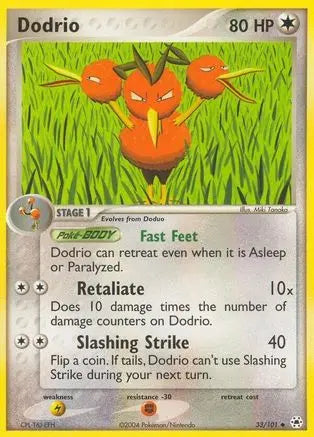 Dodrio (33/101) [EX: Hidden Legends] Pokémon