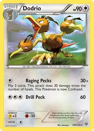Dodrio (100/135) [Black & White: Plasma Storm] Pokémon