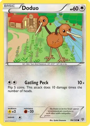Doduo (99/135) [Black & White: Plasma Storm] Pokémon