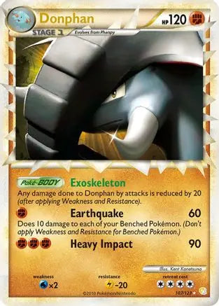 Donphan (107/123) [HeartGold & SoulSilver: Base Set] Pokémon