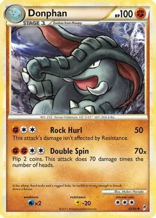 Donphan (42/95) [HeartGold & SoulSilver: Call of Legends] Pokémon