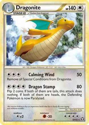 Dragonite (18/102) [HeartGold & SoulSilver: Triumphant] Pokémon