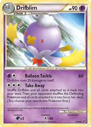 Drifblim (12/90) [HeartGold & SoulSilver: Undaunted] Pokémon
