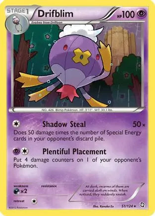 Drifblim (51/124) [Black & White: Dragons Exalted] Pokémon
