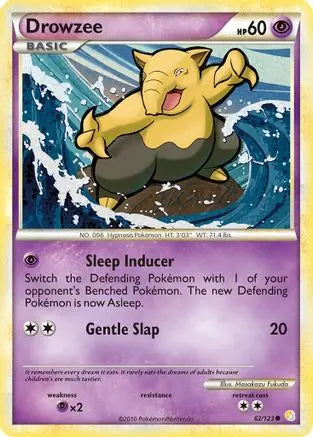 Drowzee (62/123) [HeartGold & SoulSilver: Base Set] Pokémon