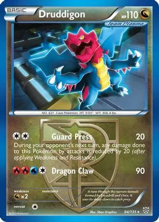 Druddigon (94/135) [Black & White: Plasma Storm] Pokémon
