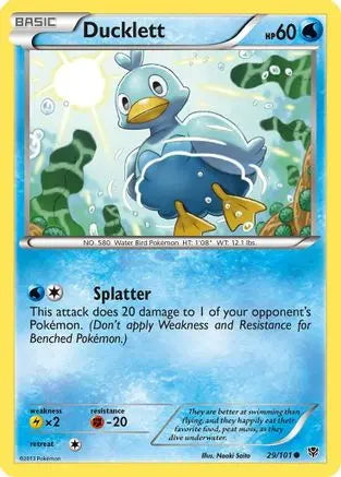 Ducklett (29/101) [Black & White: Plasma Blast] Pokémon