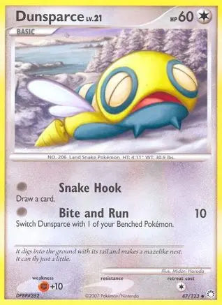 Dunsparce (47/123) [Diamond & Pearl: Mysterious Treasures] Pokémon