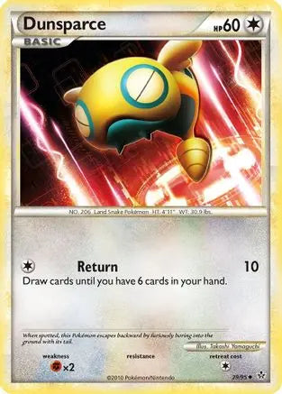Dunsparce (29/95) [HeartGold & SoulSilver: Unleashed] Pokémon
