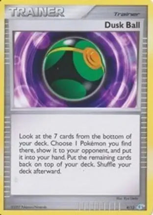 Dusk Ball (9/12) [Diamond & Pearl: Trainer Kit] Pokémon