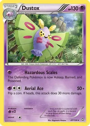 Dustox (47/124) [Black & White: Dragons Exalted] Pokémon