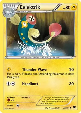 Eelektrik (32/101) [Black & White: Plasma Blast] Pokémon