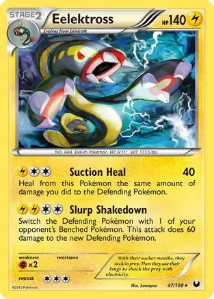 Eelektross (47/108) [Black & White: Dark Explorers] Pokémon