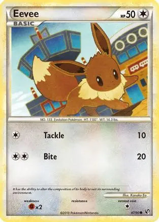 Eevee (47/90) [HeartGold & SoulSilver: Undaunted] Pokémon