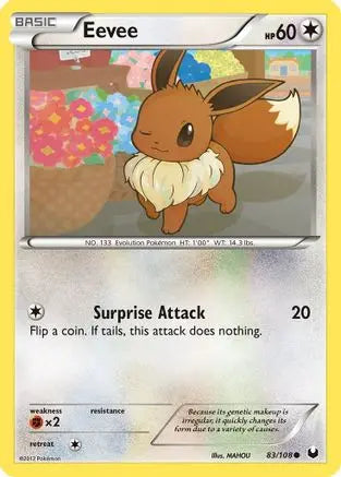 Eevee (83/108) [Black & White: Dark Explorers] Pokémon