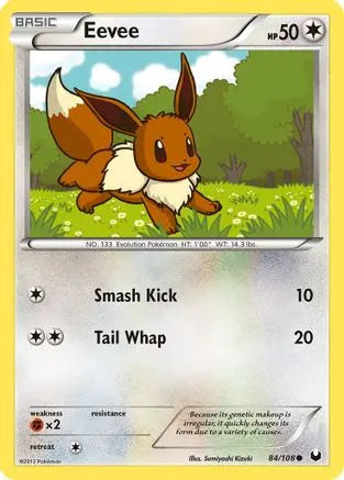 Eevee (84/108) [Black & White: Dark Explorers] Pokémon