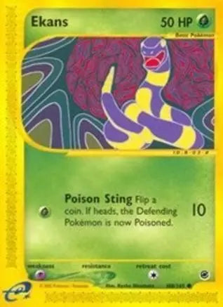 Ekans (108/165) [Expedition: Base Set] Pokémon