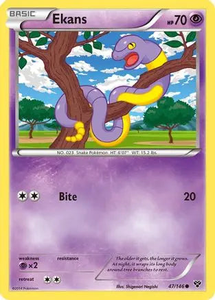 Ekans (47/146) [XY: Base Set] Pokémon