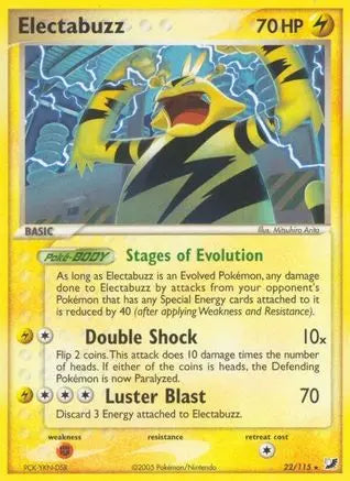 Electabuzz (22/115) [EX: Unseen Forces] Pokémon