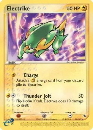 Electrike (30/109) [EX: Ruby & Sapphire] Pokémon