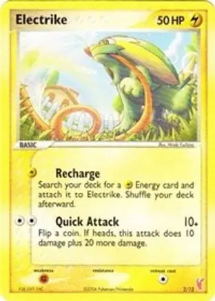 Electrike (2/12) [EX: Trainer Kit 2 - Plusle] Pokémon