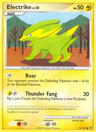 Electrike (74/127) [Platinum: Base Set] Pokémon