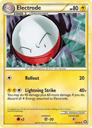 Electrode (34/102) [HeartGold & SoulSilver: Triumphant] Pokémon