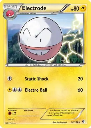 Electrode (52/149) [Black & White: Boundaries Crossed] Pokémon