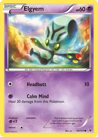 Elgyem (54/101) [Black & White: Noble Victories] Pokémon