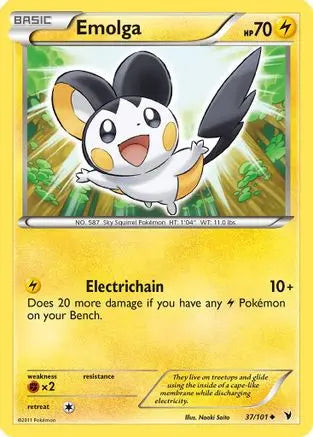 Emolga (37/101) [Black & White: Noble Victories] Pokémon