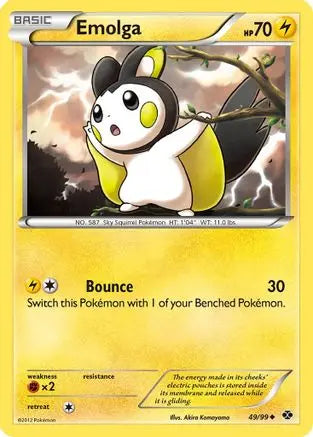 Emolga (49/99) [Black & White: Next Destinies] Pokémon