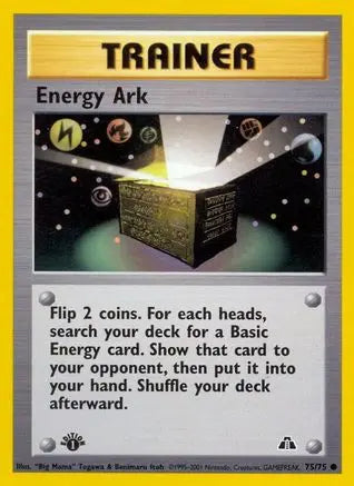 Energy Ark (75/75) [Neo Discovery 1st Edition] Pokémon