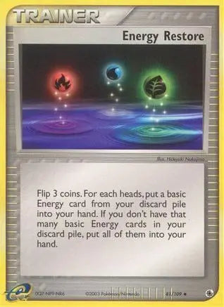 Energy Restore (81/109) [EX: Ruby & Sapphire] Pokémon