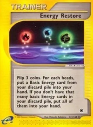 Energy Restore (141/165) [Expedition: Base Set] Pokémon