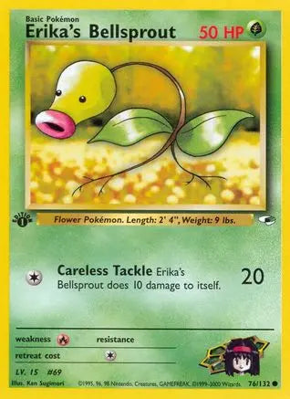 Erika's Bellsprout (76/132) [Gym Heroes 1st Edition] Pokémon