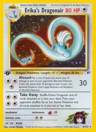 Erika's Dragonair (4/132) [Gym Heroes 1st Edition] Pokémon