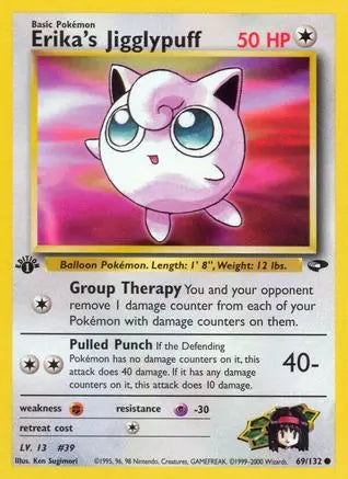 Erika's Jigglypuff (69/132) [Gym Challenge 1st Edition] Pokémon