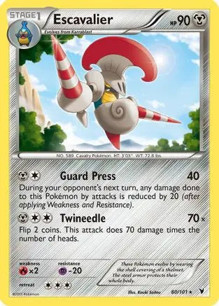 Escavalier (80/101) [Black & White: Noble Victories] Pokémon