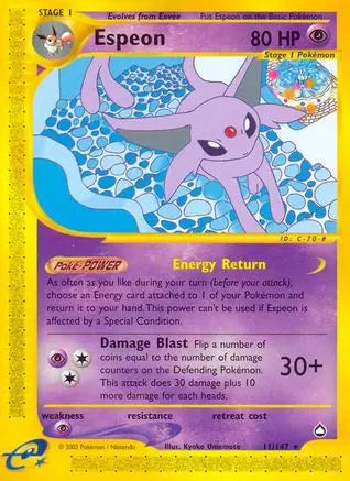 Espeon (11/147) [Aquapolis] Pokémon