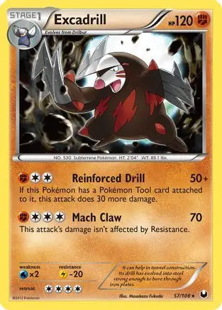 Excadrill (57/108) [Black & White: Dark Explorers] Pokémon