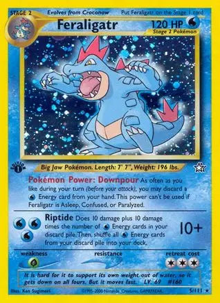Feraligatr (5/111) [Neo Genesis 1st Edition] Pokémon