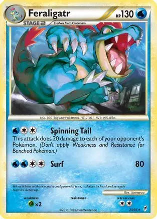 Feraligatr (25/95) [HeartGold & SoulSilver: Call of Legends] Pokémon