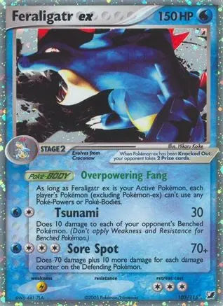 Feraligatr ex (103/115) [EX: Unseen Forces] Pokémon