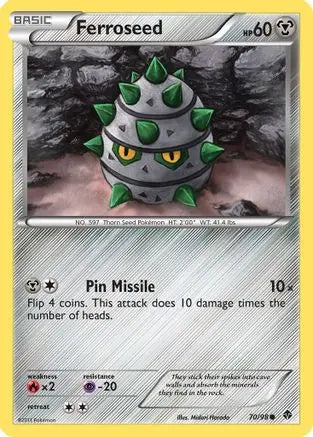 Ferroseed (70/98) [Black & White: Emerging Powers] Pokémon