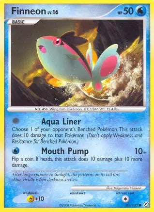 Finneon (61/100) [Diamond & Pearl: Stormfront] Pokémon