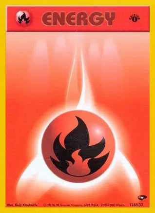 Fire Energy (128/132) [Gym Challenge 1st Edition] Pokémon